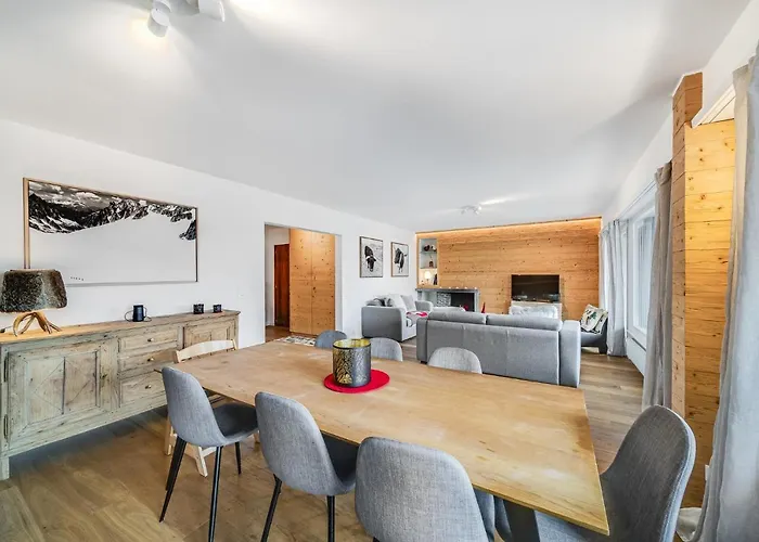 In The Heart Of Crans, Fireplace And Parking