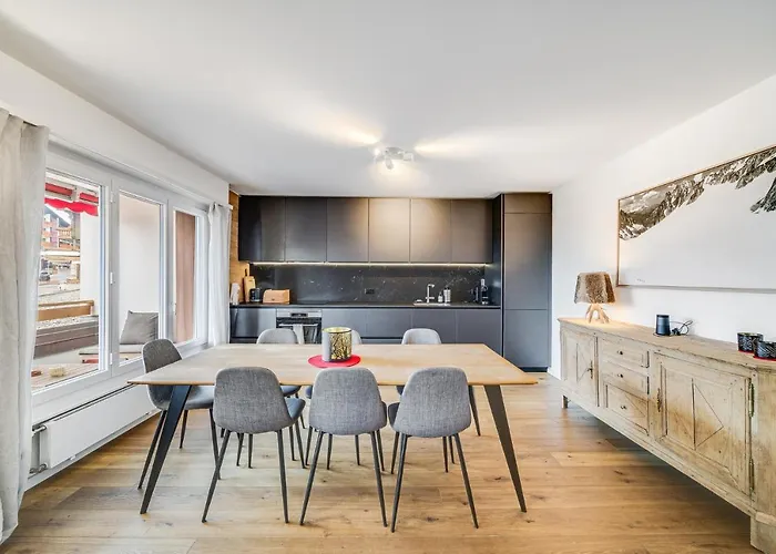 In The Heart Of Crans, Fireplace And Parking