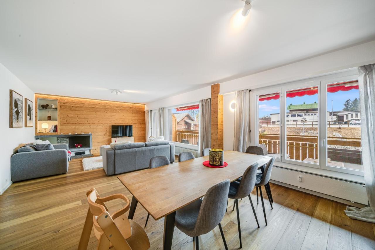 In The Heart Of Crans, Fireplace And Parking Appartement *