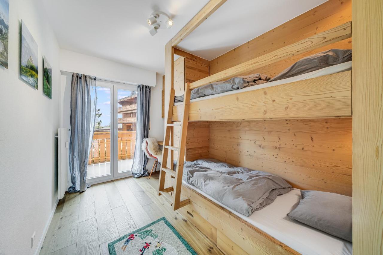 In The Heart Of Crans, Fireplace And Parking Appartement *