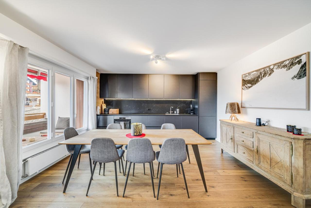 In The Heart Of Crans, Fireplace And Parking Appartement *